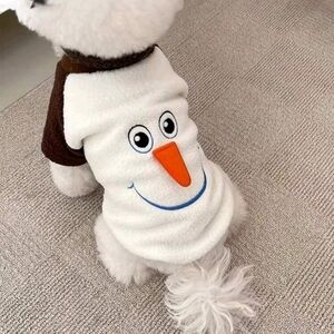 New snowman dog sweatshirt